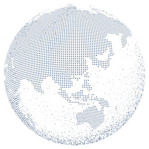 Globe in dot Graphics